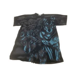 Vintage Wolf Double Graphic T-shirt